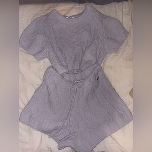 La Vie En Rose chunky very soft knit lounge/ pajama set 2 PIECES